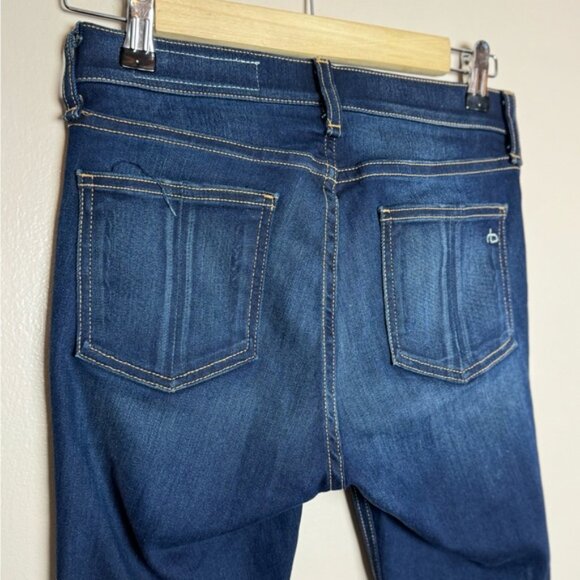 🟣Rag & Bone High Rise Skinny Jeans Size 25 Like New - Picture 5 of 6
